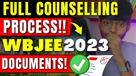 wbjee counselling 2023 date and documents
